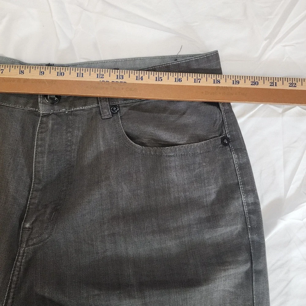 Vintage Ecko Unltd Jeans Mens 36X32 Gray Denim Baggy Fit‎ Hip Hop Skater Grunge